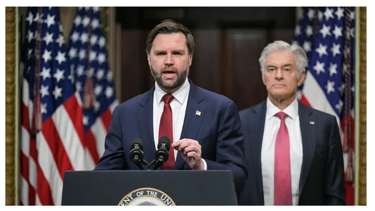 Vice President JD Vance stepped to the podium like a dutiful foot soldier, freshly armed with President Donald Trump’s latest marching orders and ready to