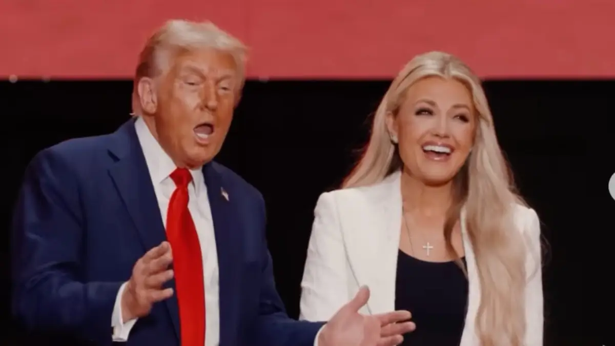 Trump Freezes After Spotting Erika Kirk Front Row — Then Snaps, Pushing Legal Payback After That Viral MAGA Skit