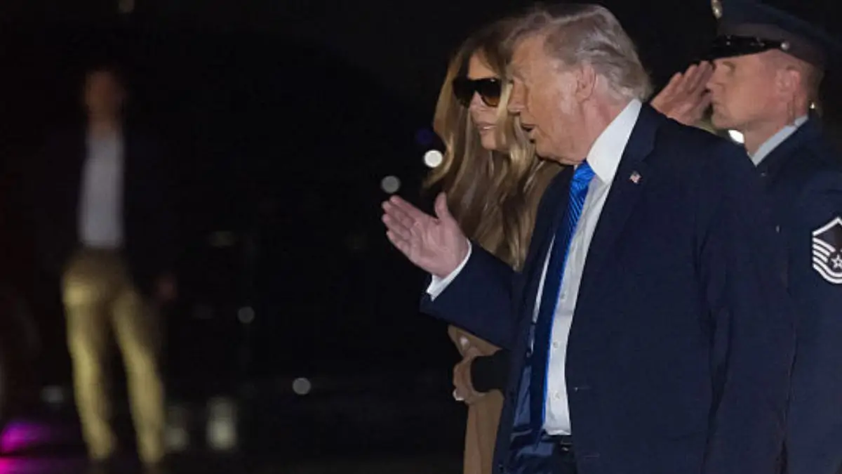 ‘Is She OK?’: Melania Looks Shaken as Trump Sends Her Ahead, Evoking a Chilly Exchange That Had Fans Whispering About Trouble In Their Marriage