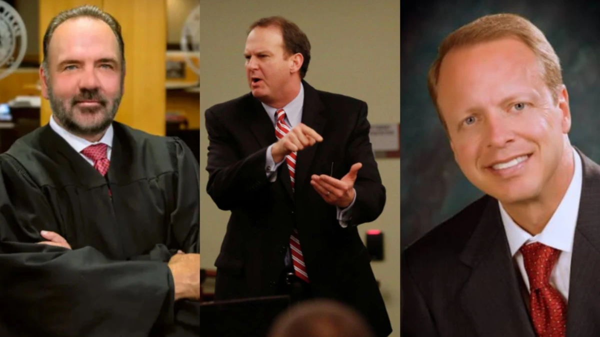 Judge John Roach Jr. (left), Bill Wirskye (middle), and District Attorney Greg Willis (Right) all had old allegations come back into the spotlight this week.