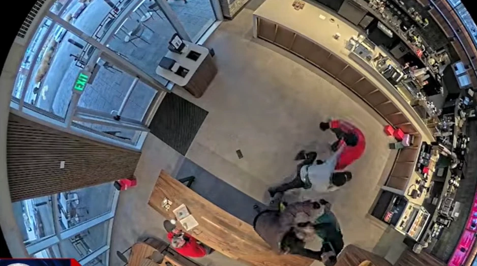 Two St. Louis Starbucks baristas were fired after fighting off robbers.