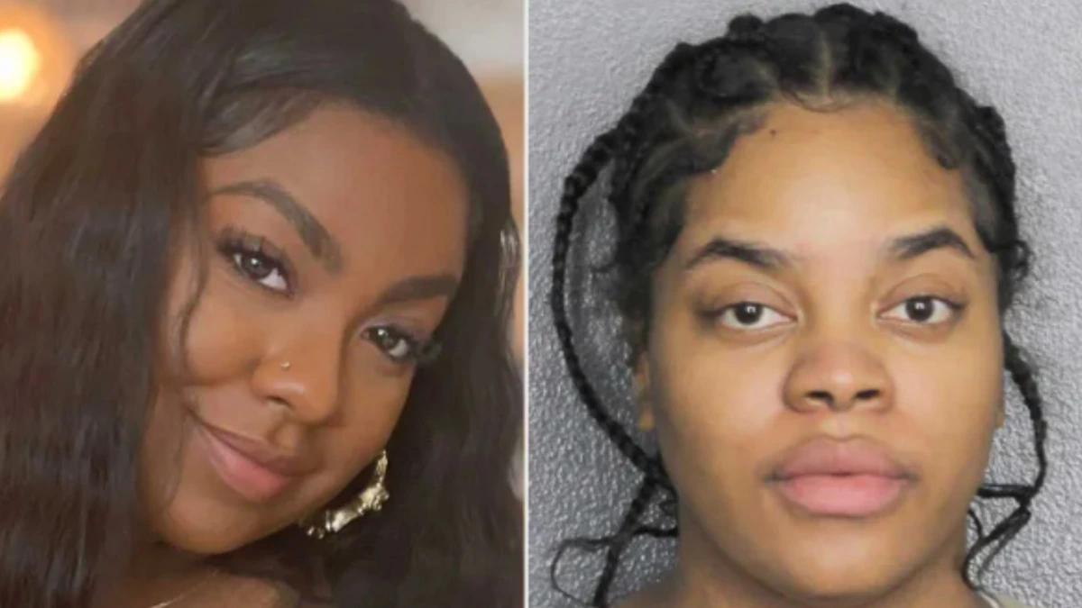 Sakiyna Thompson (right) is serving a life sentence for the murder of Kayla Hodgson (left).