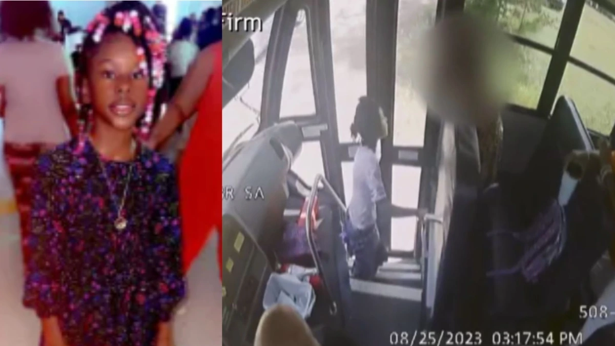 Alliza Floyd got her arm stuck in a school bus door in 2023.