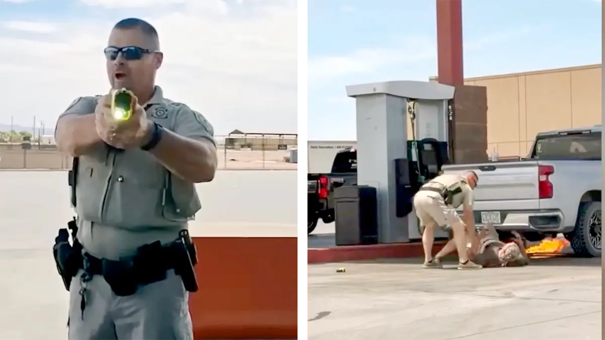 ‘A Misdemeanor?’: Man Bursts Into Flames After Federal Officer Tases Him While Pumping Gas