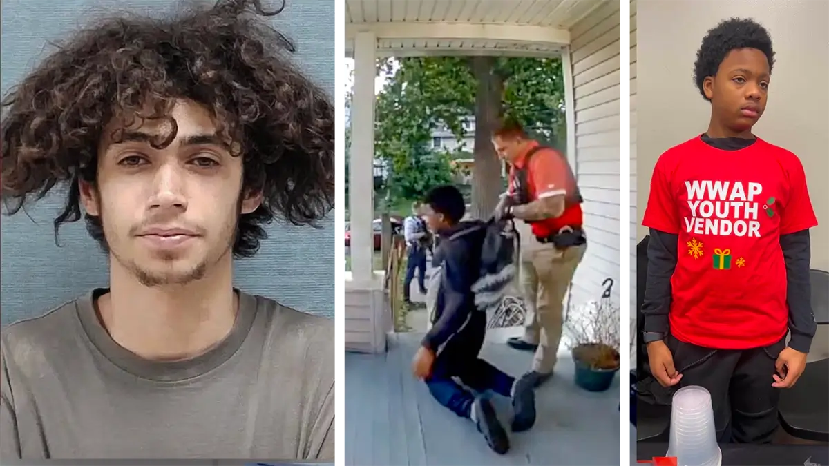 Ohio cops handcuffed a 14-year-old Black boy sitting on his front porch, claiming he “matched the description” of a man suspected of stealing cars. But