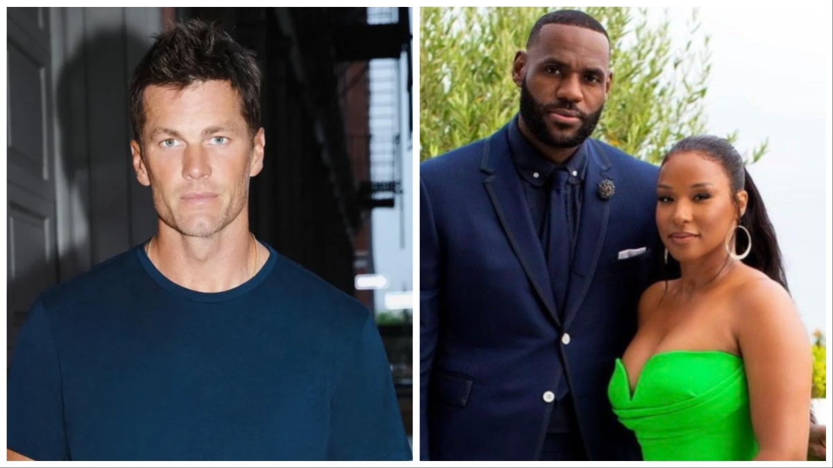 'Bron Don’t Like All That Touching': Tom Brady Called Out for Getting Handsy with LeBron James’ Wife Savannah James In Video