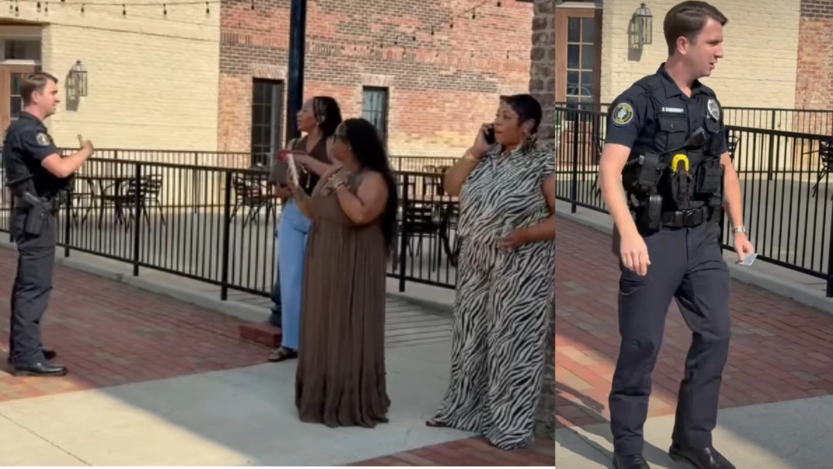 Tiffany Wilson said a Mississippi police officer was aggressive towards her and her group of friends.
