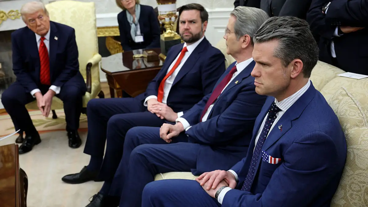 President Trump Meets With Visiting Italian Prime Minister Giorgia Meloni At The White House