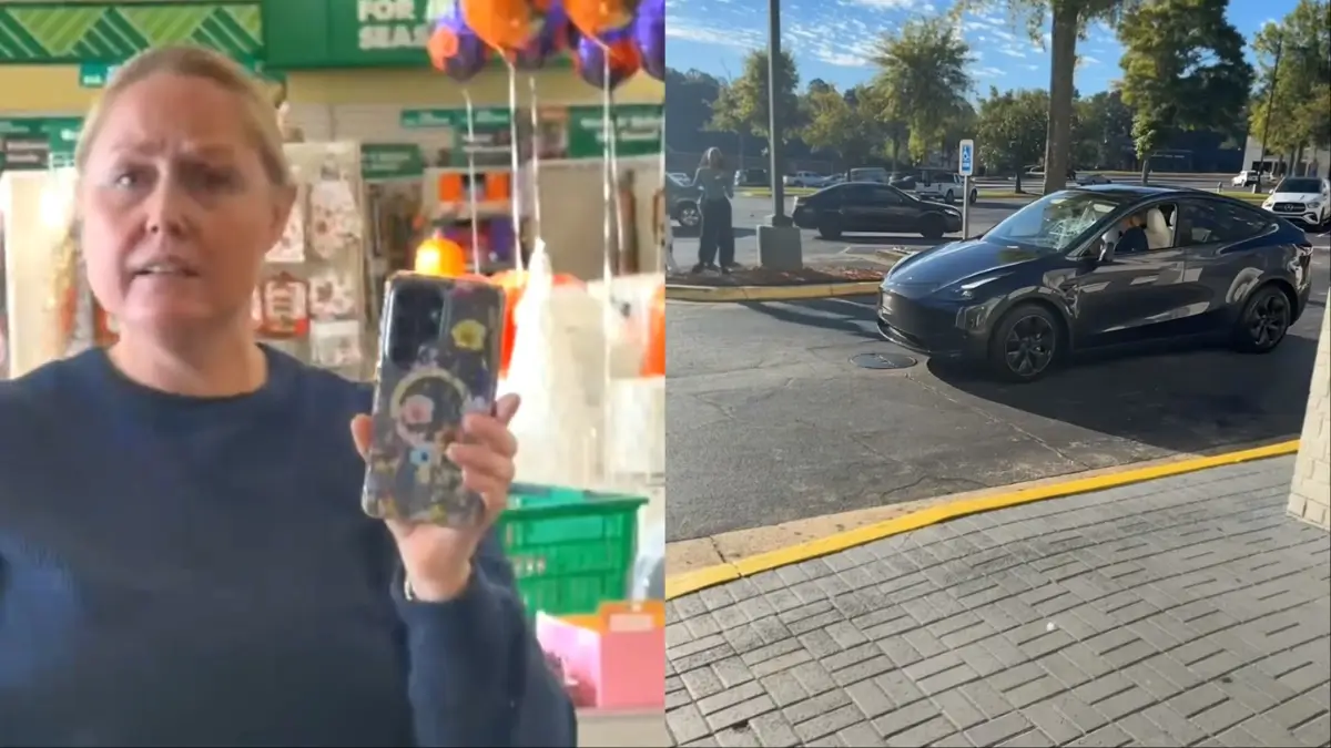 ‘Lazy and Black!’: White Woman’s Dollar Tree Meltdown Turns Into Alleged Tesla Attack on Cashier and Customers, and It’s All Caught on Camera