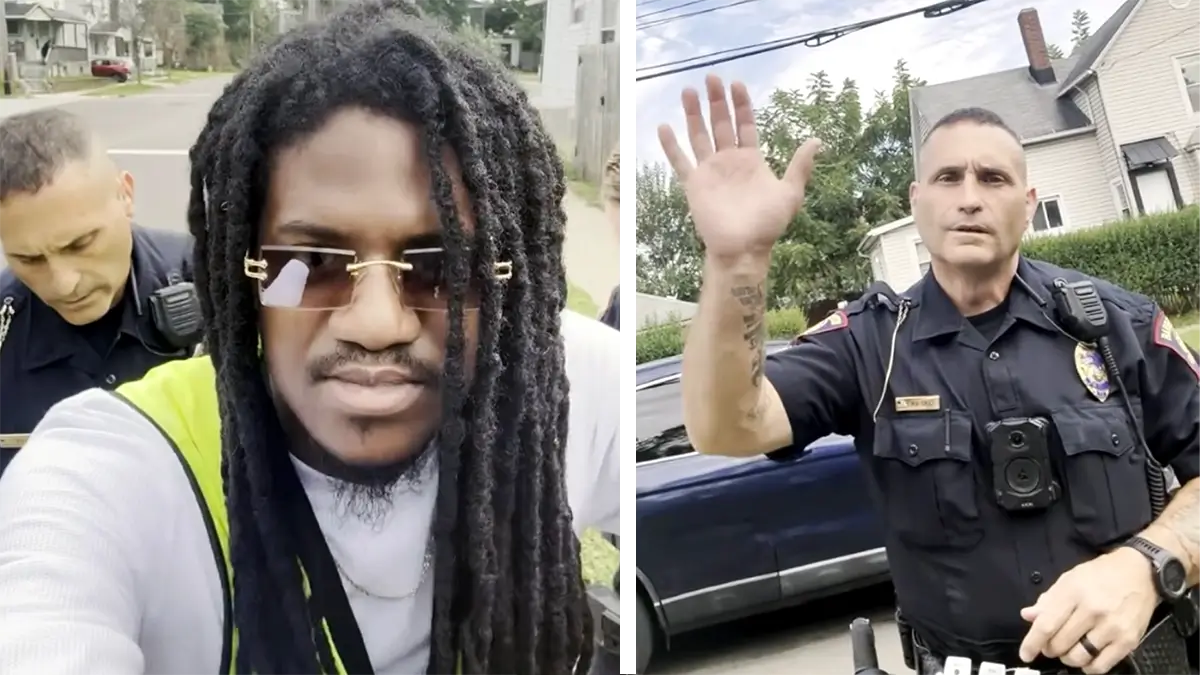‘Are You on a Power Trip Right Now?”: Ohio Cops Arrest Black Man Waiting for Bus Over Yellow Vest, Accusing Him – Without Evidence – of Violating Solicitation Law
