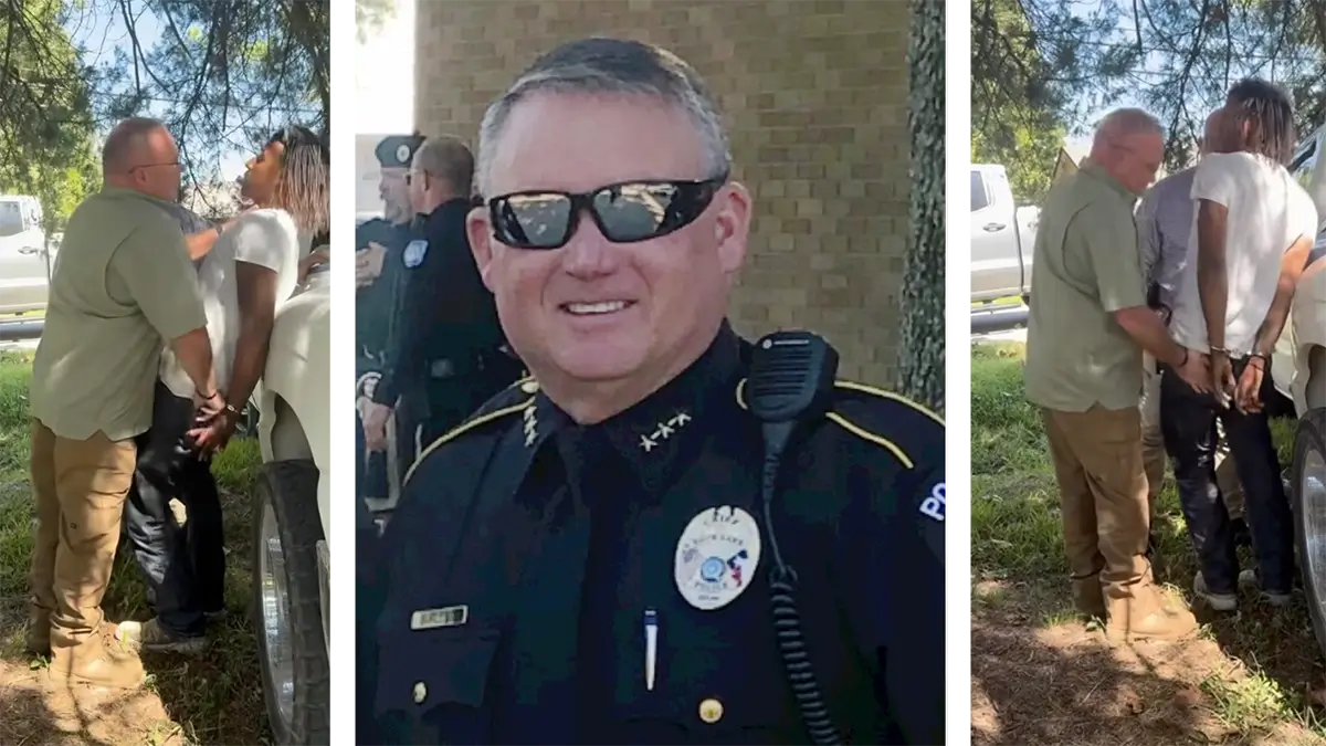 ‘Get Your Hands Off of His Neck’: Wife Records Texas Police Chief Grabbing Handcuffed Black Man During Stop-Sign Encounter