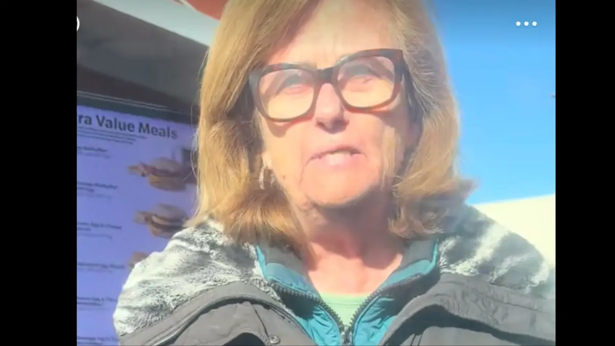 ‘You Don’t Belong Here!’: California White Woman Crashes Out in McDonald’s Parking Lot on Black Driver, Video Shows