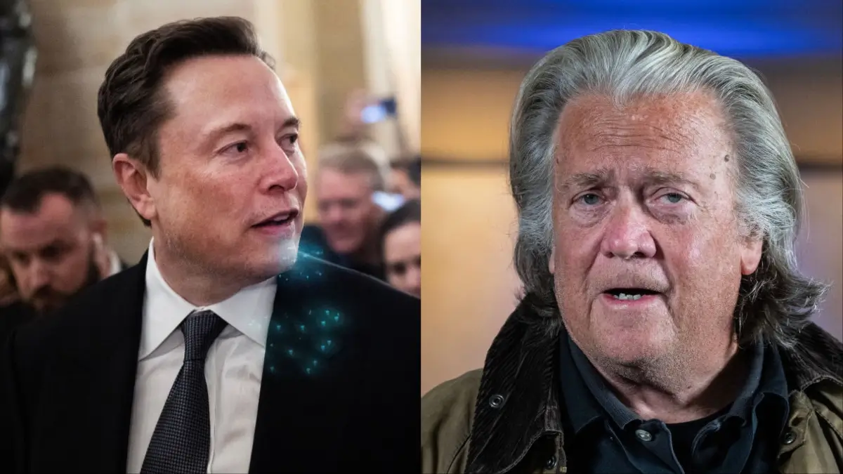 Steve Bannon Torched for Ironically Declaring Elon Musk 'One of the Most Racist People on Earth' While Plotting to ‘Take Him Out’ By Trump's Inauguration