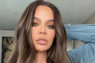 Khloe Kardashian gets side eye from fans who think she uses too much filler. (Photo: @khloekardashian/Instagram)