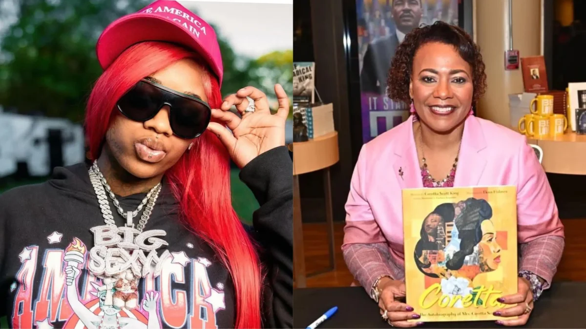 Sexyy Red apologizes for sharing 'disrespectful' AI images of MLK after his daughter's furious messages. (Photos: @sexyyred / Instagram; @BerniceKing/ X)