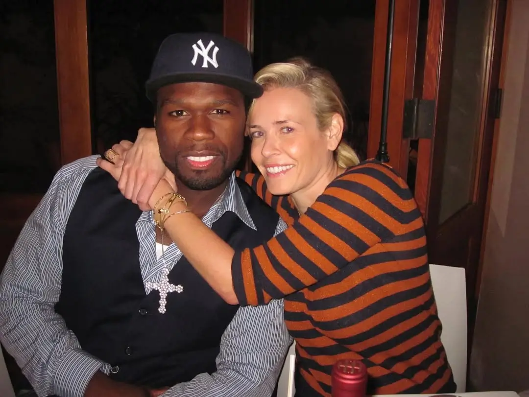 Comedian Chelsea Handler shares a funny story about buying a half million dollar car to impress rapper 50 Cent when she was dating him. (Photos: David Wolff-Patrick/Redferns; @chelseahandler/Instagram)