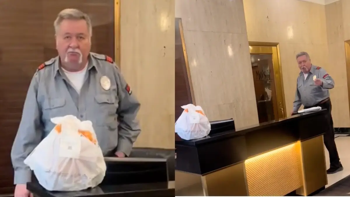 hite Security Guard Berates Black DoorDasher Trying to Deliver Food—Then Instantly Switches Up When White Customer Arrives