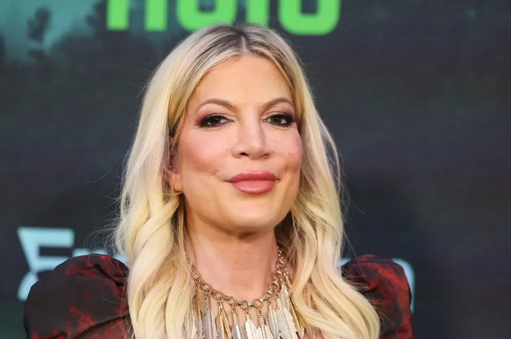 LOS ANGELES, CALIFORNIA - MAY 31: Tori Spelling attends the Los Angeles premiere of Freeform's "Cruel Summer" season 2 at Grace E. Simons Lodge on May 31, 2023 in Los Angeles, California. (Photo by Rodin Eckenroth/FilmMagic)
