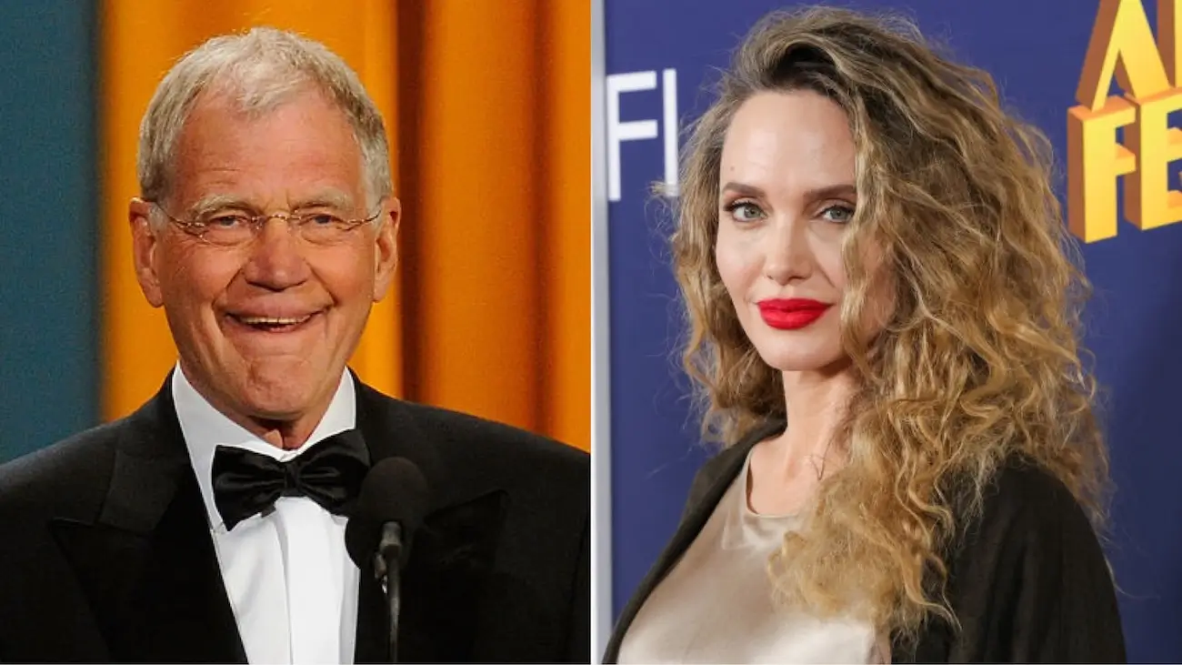 Angelina Jolie Never Returned to David Letterman's Show Following Odd Comments He Made About Her Smell and Other Invasive Questions (Photo by River Callaway/Variety via Getty Images; Dimitrios Kambouris/Getty Images)
