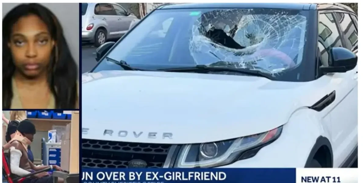 Florida Woman Angry Over ‘Multiple Relationships’ Seen Flying Over Speed Bumps to Hit Ex- Boyfriend Who She Claims Jumped On Her Range Rover