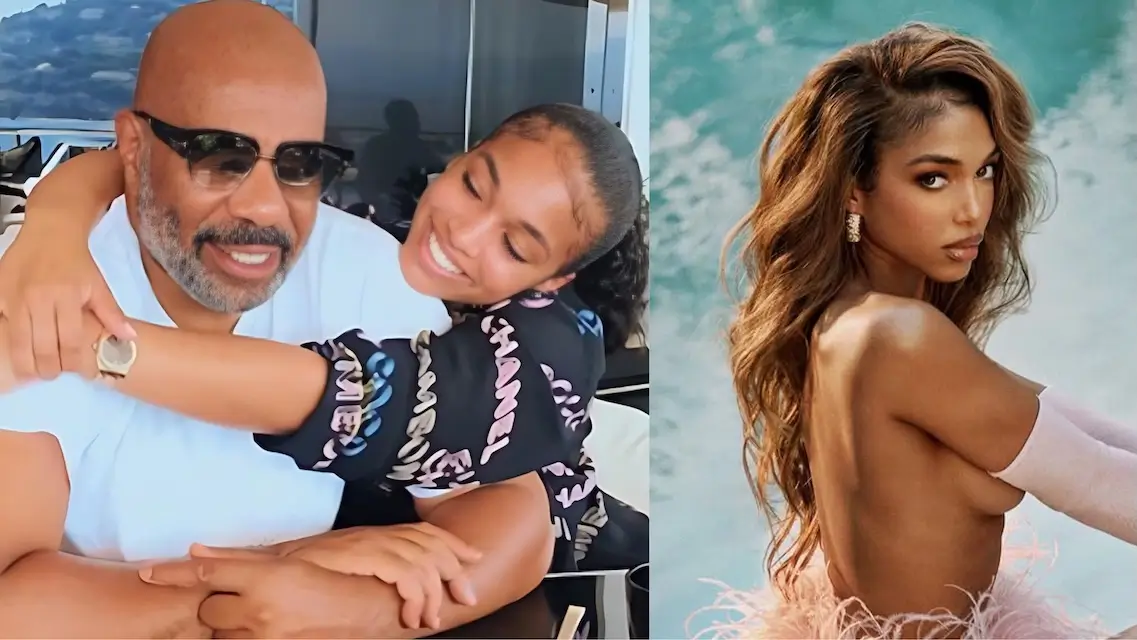 Fans call upon Steve Harvey as daughter Lori debuts on cover of Playboy magazine. (Photos: @loriharvey/Instagram)