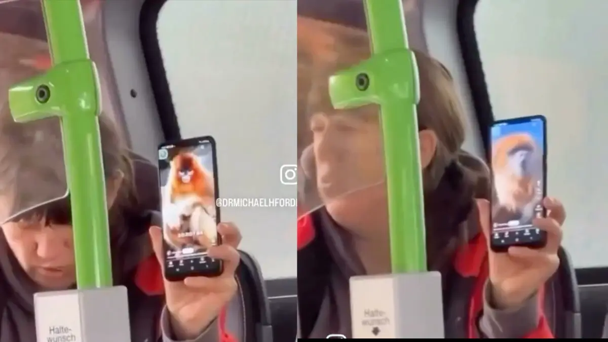 White Woman Flashing Monkey Photos to Black Bus Passenger Dragged Online After Video Goes Viral