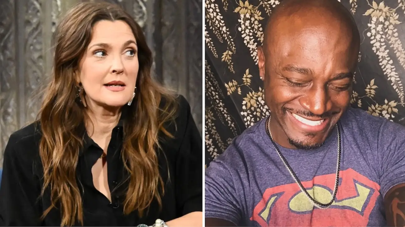 Taye Diggs shares with Drew Barrymore how he processed being rejected by a girl lately. (Photos: @drewbarrymore / Instagram; @tayediggsinsta / Instagram)
