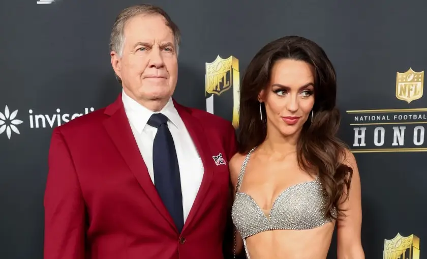 Bill Belichick, Jordon Hudson at the 14th Annual NFL Honors held at Saenger Theatre on February 06, 2025 in New Orleans, Louisiana. (Photo by Christopher Polk/Variety via Getty Images)
