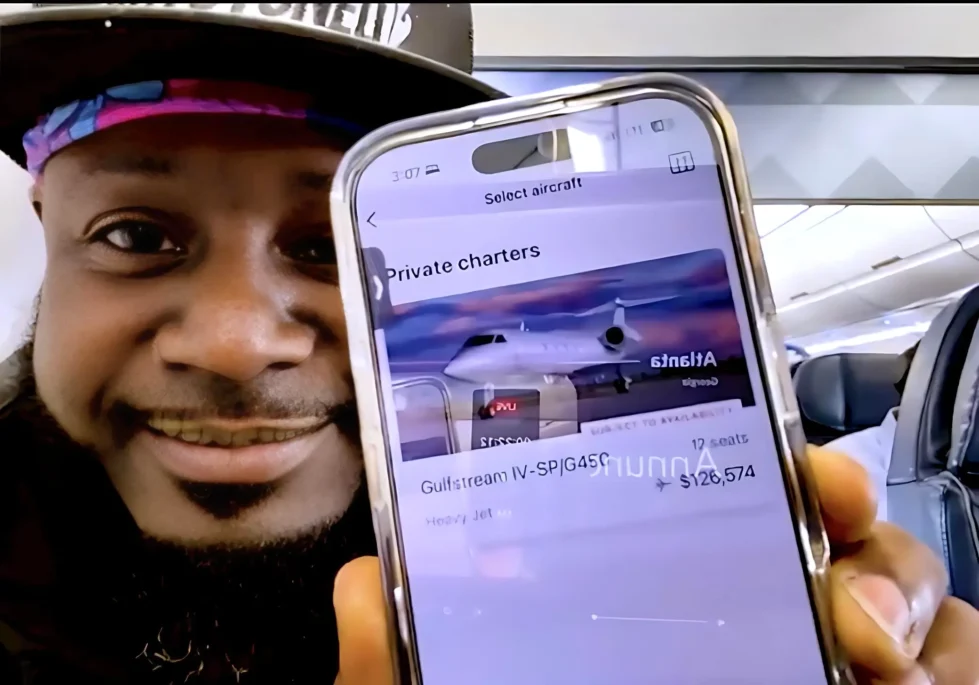 The singer T-Pain shares with her observers as he remains so rich, explaining why he flies with a coach instead of a private jet on quick trips. (Screenshot: @Tipain / x)