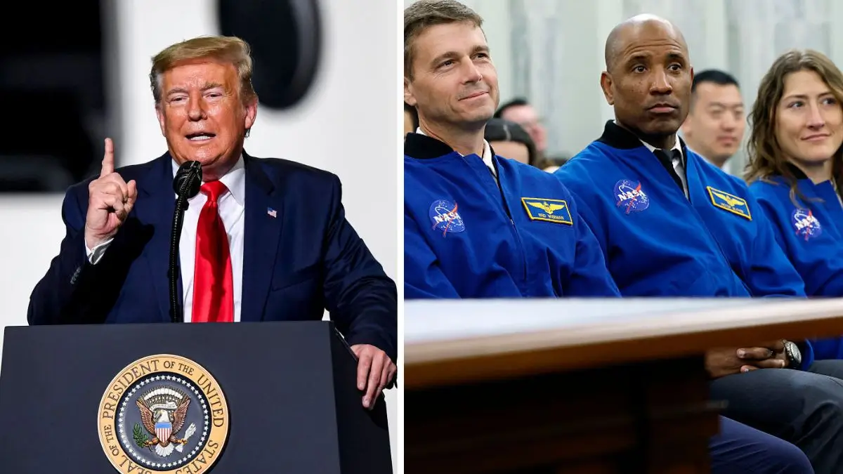 ‘Hahahaha!’: Trump Goes on Bizarre Rant That Has Nothing to Do with Space, Then Desperately Waits for Praise That Never Comes as Astronauts Play Hot Potato in Painful Silence
