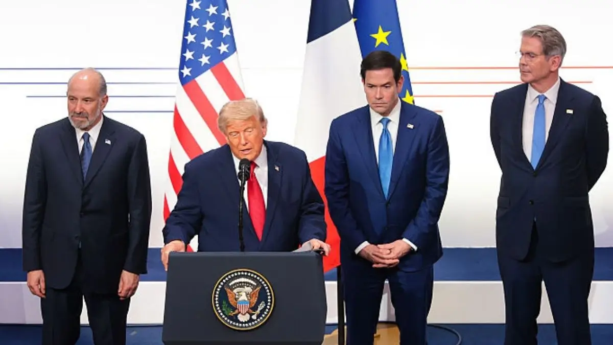 President Trump Attends G7 Summit In Evian, France