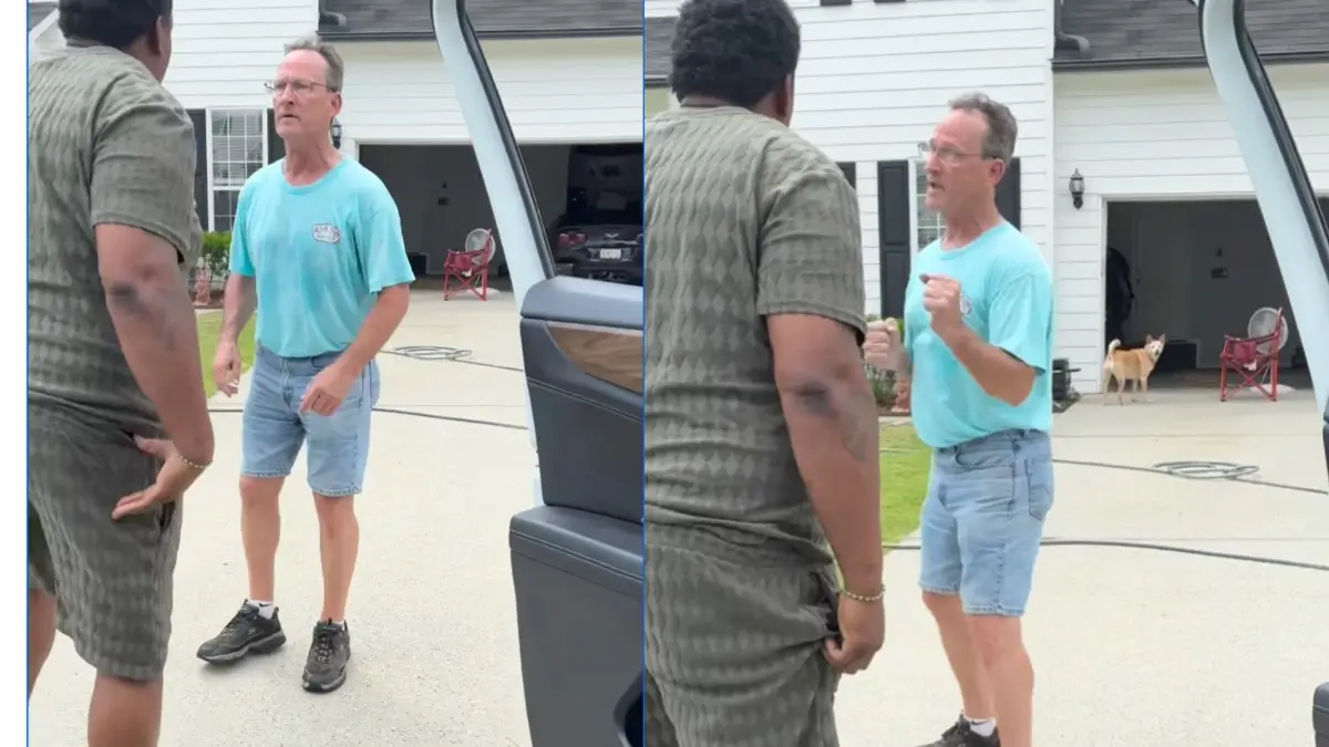 White Man Hurls N-word at Black Motorist, Threatens to 'Take Him Out,' Then Instantly Regrets It