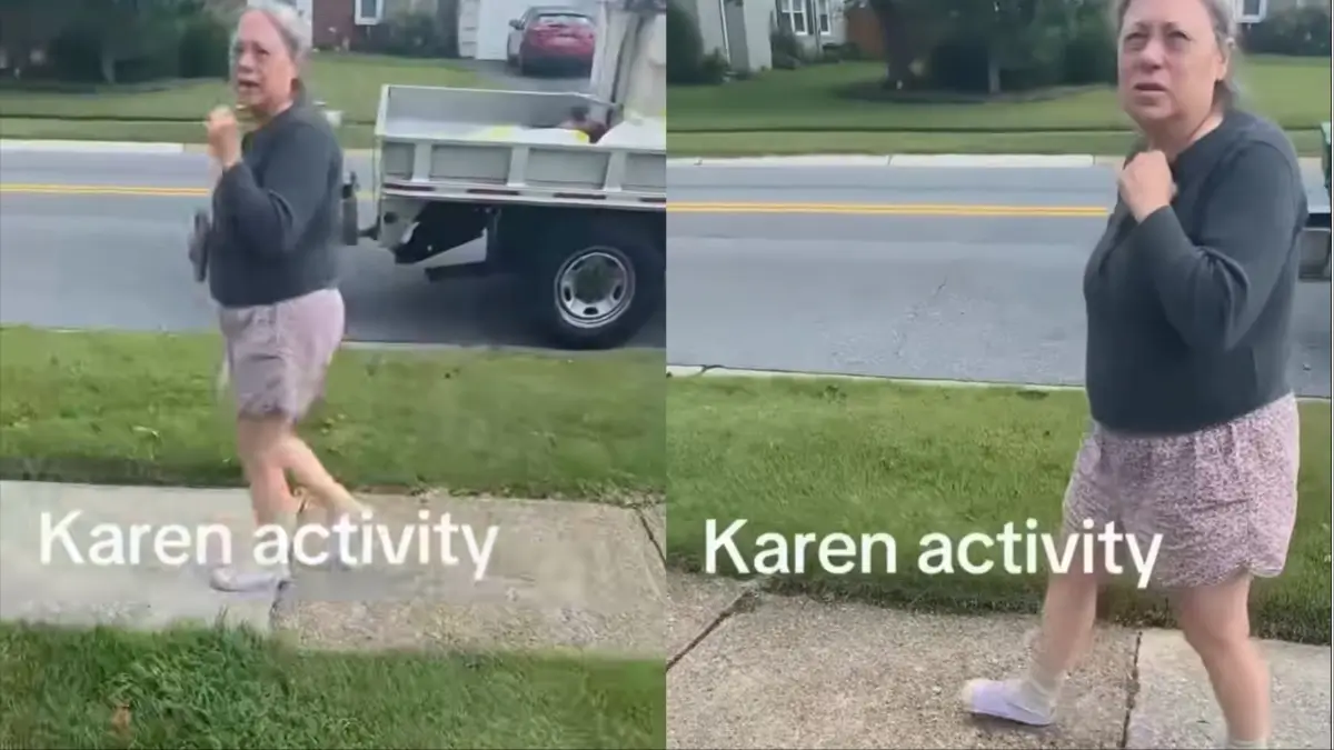 ‘This Is Not Your House!’: Viral Video Shows White Woman Confronting Black Neighbor’s Lawn Crew, Sparking Backlash Over Nosy Behavior