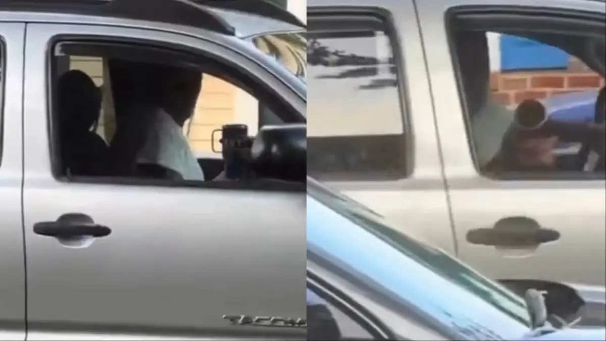 ‘You Should Be in a Zoo!’: White Driver Hurls Racial Slurs and Coffee at Black Woman’s Car Over Parking Spot as Internet Hunts Him Down