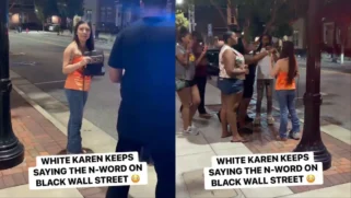 Woman Thinks She Can Boldly Hurl N-Word On Street, But Quickly Learns Actions Have Consequences