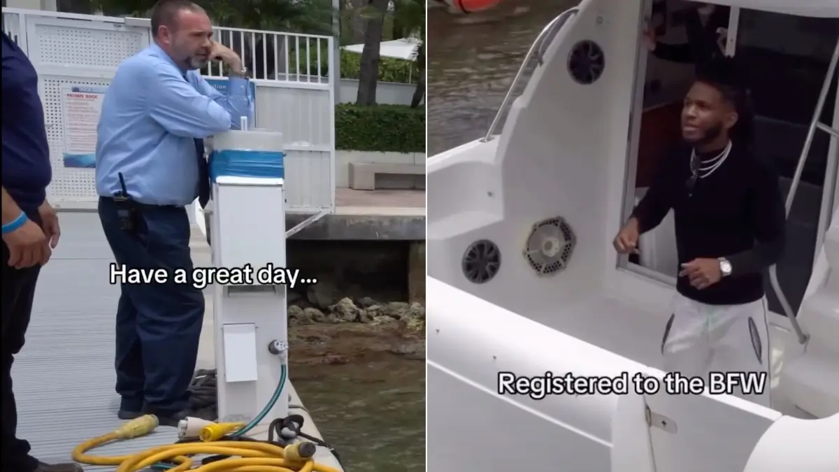Black Man Stands His Ground on His Own Boat After White Officer Refuses to Believe It's His, Then Cop Quietly Backs Down