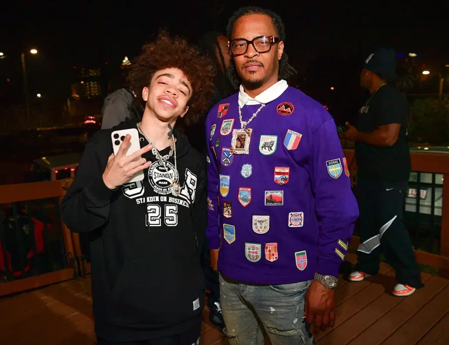 King Harris and His dad T.I.