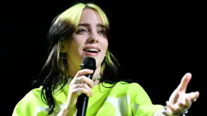 Billie Eilish aggressively yanked by concert-goer.