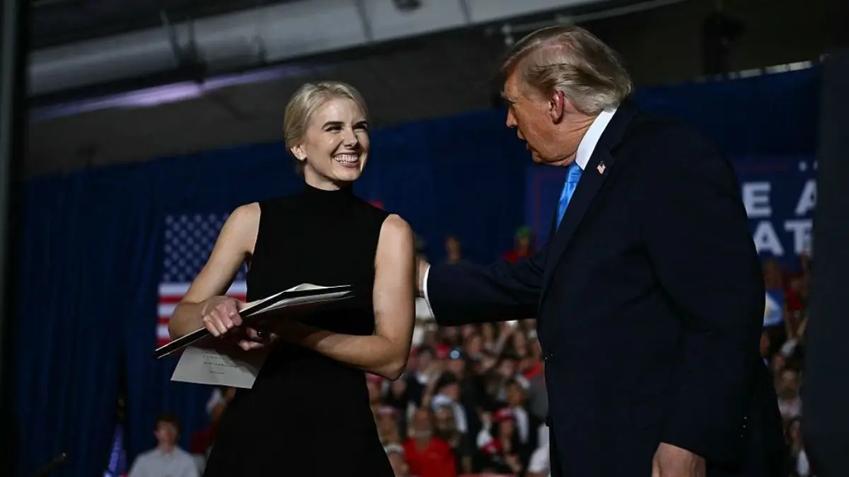 Natalie Harp and Trump