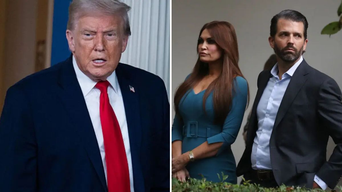 Trump Shows No Sympathy for His Son’s Ex-Fiancée Amid Calls for Her Exit Grow, But It’s Her Form-Fitting Dress Stirring Up a Different Conversation Trump Shows No Sympathy for His Son’s Ex-Fiancée Amid Calls for Her Exit Grow, But It’s Her Form-Fitting Dress Stirring Up a Different Conversation