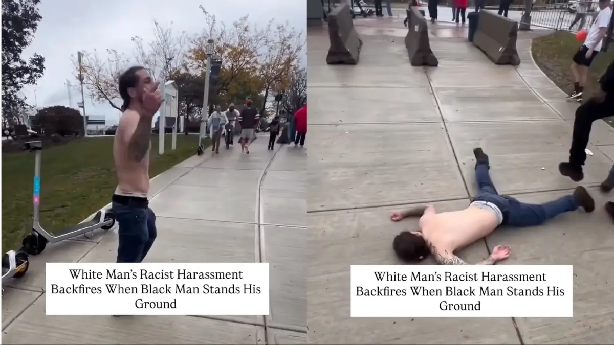 Ohio White Man Learns the Hard Way After Taunting Black Man, Video Shows