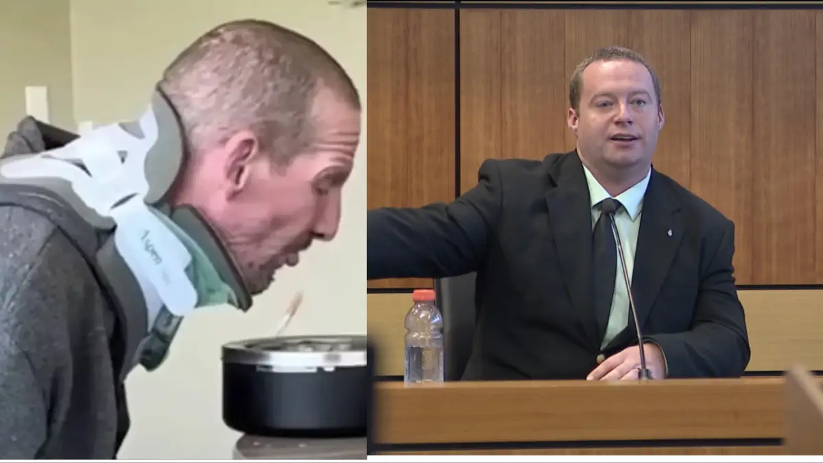 Ex-Jail Deputy Caught on Video Slamming Man's Into Wall and Breaking His Neck Acquitted of All Charges In Court After Testifying That It Was an 'Unfortunate Accident'