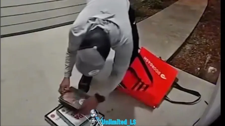 Internet Gags After DoorDash Driver Is Caught on Camera Mishandling Food, and the Company’s Response Stops People Cold