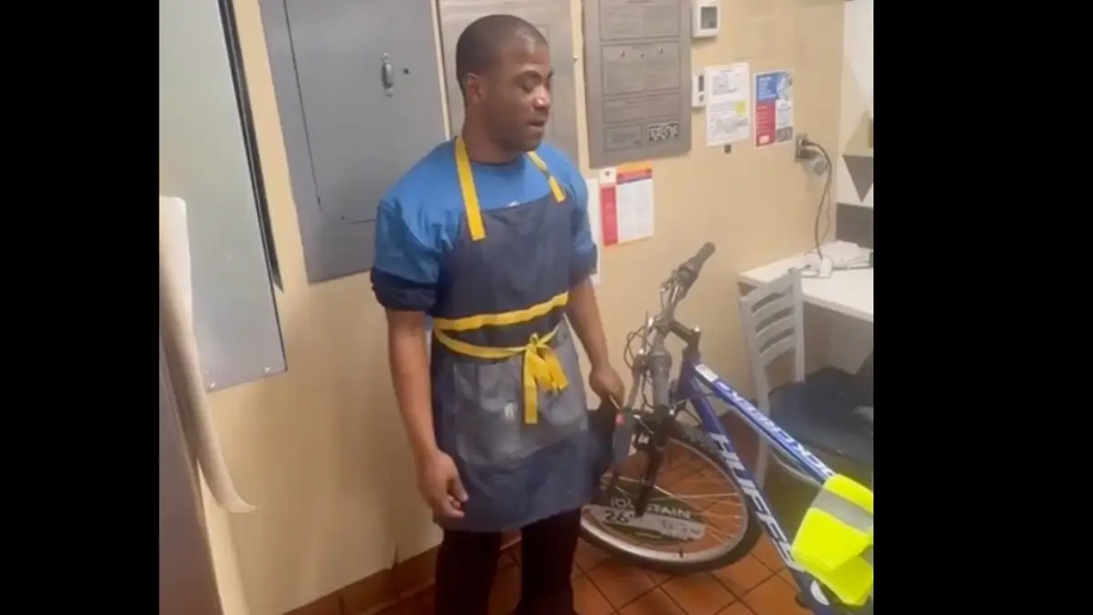 'Deserves So Much More': McDonald's Employee of 20 Years Receives Bicycle for His Work Commute, Sparking Calls for Franchise to Do More