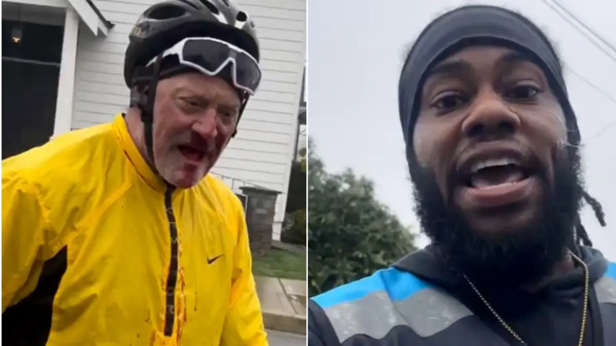 White Cyclist Thought He Could Spit on Black Amazon Worker and Get Away with It But Learned Actions Have Consequences